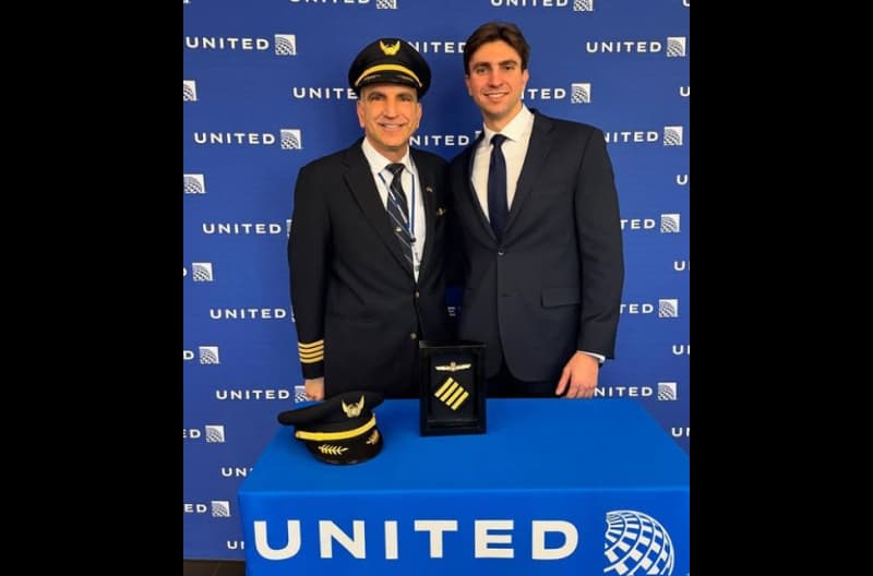 Chicago A320 First Officer Noah A. used Aviate to follow in his family's footsteps