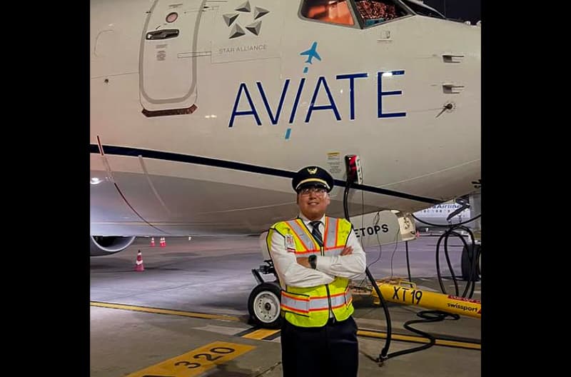 Houston B737 First Officer Patricio C. was able to see his dreams unfold with Aviate