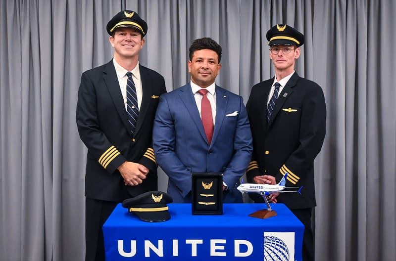 Aviate helped Houston B737 First Officer Ben V. follow in his father's aviation footsteps