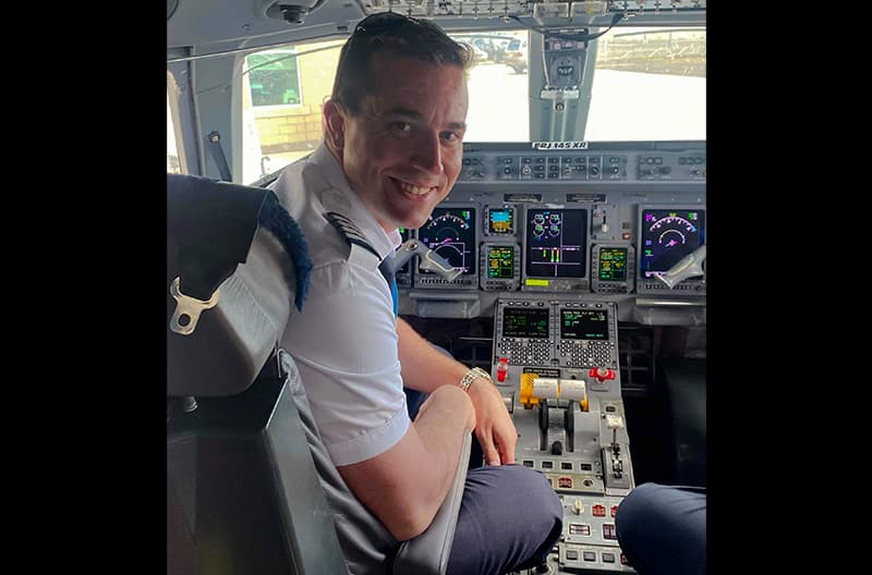 Houston B737 First Officer Jakob P. used Aviate to chase his pilot dreams