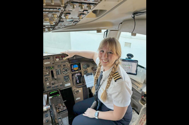 First Officer Peyton A.'s Flight Ops internship inspired her | United ...